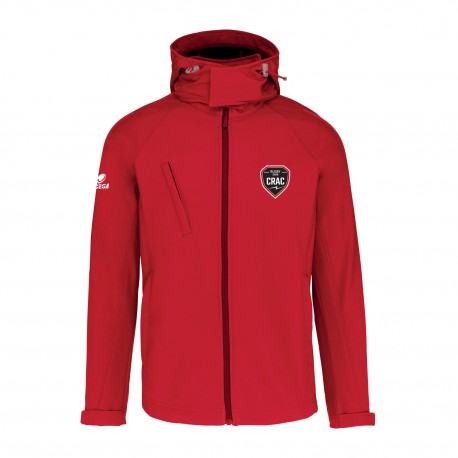 Veste Softshell NEWPORT à capuche Homme CRAC OSSEY MARIGNY RUGBY