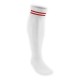 Chaussettes Rugby PRO 2 filets Blanc/rouge