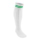 Chaussettes Rugby PRO 2 filets Blanc/vert