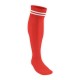 Chaussettes Rugby PRO 2 filets Rouge/Blanc