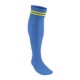 Chaussettes Rugby PRO 2 filets Roy/Jaune